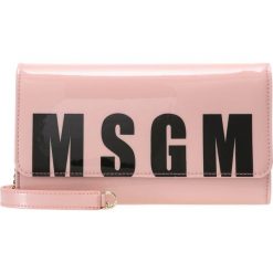 Kopertówki damskie: MSGM LOGO Kopertówka pink/black
