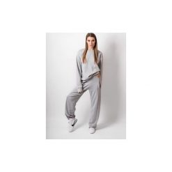 GREY BASIC CREWNECK. Szare bluzy damskie marki Rest_factory, s, bez wzorów, z bawełny, bez rękawów, bez kaptura. Za 129,90 zł.