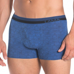 Męskie bokserki LAMA Design Blue. Niebieskie bokserki męskie Astratex, z dzianiny. Za 27,15 zł.