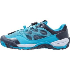Jack Wolfskin JUNGLE GYM LOW Obuwie hikingowe blue. Niebieskie buty sportowe chłopięce Jack Wolfskin, z materiału. Za 339,00 zł.