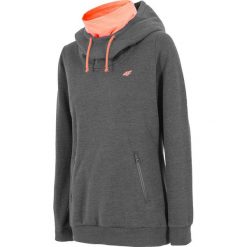 Bluzy damskie: Damska bluza sportowa 4F ze stójką – szara