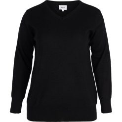 Swetry klasyczne damskie: Sweter w kolorze czarnym