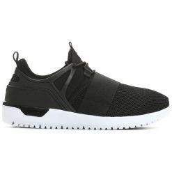 Czarne Buty Sportowe Finder. Czarne buty sportowe męskie marki Born2be, z paskami. Za 99,99 zł.
