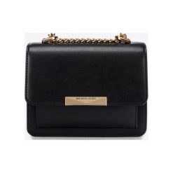 Michael Kors Jade Small Cross body bag Czarny. Czarne torebki klasyczne damskie Michael Kors, w paski, ze skóry, bez dodatków. Za 1026,95 zł.