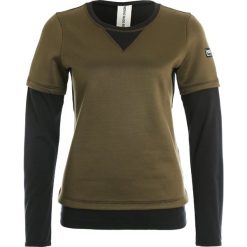 Bluzy rozpinane damskie: super.natural MOUNTAIN DOUBLE LAYER Bluza brown charcoal/jet black