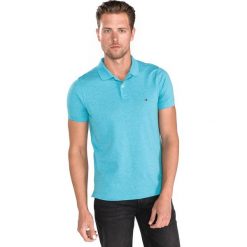 Tommy Hilfiger Polo Koszulka Niebieski. Niebieskie podkoszulki męskie s, z bawełny. Za 326,95 zł.