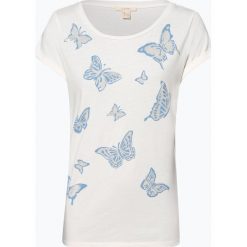 Esprit Casual - T-shirt damski, beżowy. Brązowe t-shirty damskie Esprit Casual, l, bez wzorów, z gumy, casualowe, bez kołnierzyka. Za 59,95 zł.