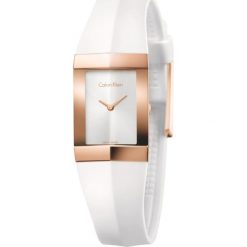 Calvin Klein Shape Zegarek Biały. Białe zegarki damskie Calvin Klein, ze stali. Za 1146,95 zł.