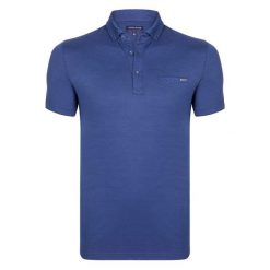 Giorgio Di Mare Koszulka Polo Męska M Niebieska. Niebieskie koszulki męskie Giorgio di Mare, m, bez wzorów, eleganckie, polo, bez rękawów. Za 149,00 zł.