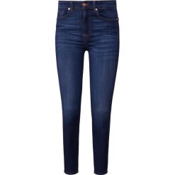 7 for all mankind AUBREY ILLUSION LUXE STARLIGHT Jeansy Slim Fit starlight. Niebieskie jeansy damskie marki 7 for all mankind, bez wzorów, z elastanu. Za 929,00 zł.