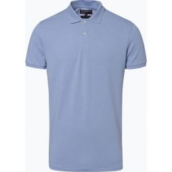 Nils Sundström - Męska koszulka polo, niebieski. Niebieskie koszulki męskie marki Nils Sundström, s, bez wzorów, polo, bez rękawów. Za 119,95 zł.