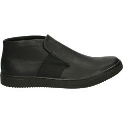 Botki męskie - 13M0302 P NER. Czarne botki męskie Venezia, ze skóry. Za 239,00 zł.