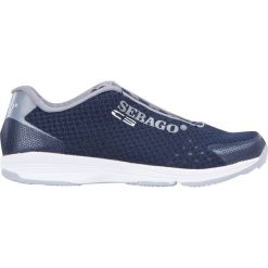 Buty SEBAGO. Niebieskie buty sportowe damskie Sebago, bez wzorów, z gumy, sportowe, żeglarskie. W wyprzedaży za 400,00 zł.