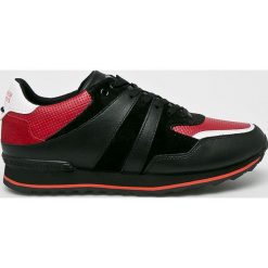 Trussardi Jeans - Buty Running Nappa. Czarne buty skate męskie Trussardi Jeans, z jeansu, na sznurówki. Za 549,90 zł.