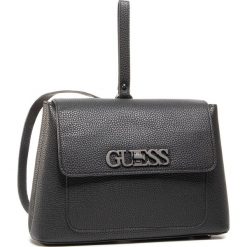 Plecak GUESS - Uptown Chic (Am) HWAM73 01320 BLA. Czarne plecaki damskie Guess, z aplikacjami, ze skóry ekologicznej, klasyczne. Za 569,00 zł.