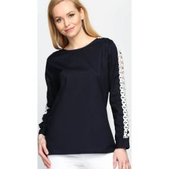 Granatowa Bluzka Effective Sleeve. Niebieskie bluzki longsleeves Born2be, s. Za 74,99 zł.