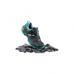 Buty turystyczne Mountain Hiking 100 damskie. Szare buty trekkingowe damskie marki QUECHUA. Za 169,99 zł.