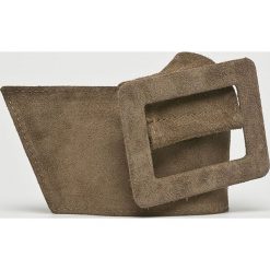 Answear - Pasek. Żółte paski damskie marki ANSWEAR, w paski, ze skóry. W wyprzedaży za 49,90 zł.