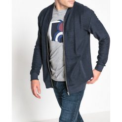Bluza ze stójką. Szare bluzy męskie rozpinane marki La Redoute Collections, l, z bawełny, z długim rękawem, długie. Za 191,06 zł.