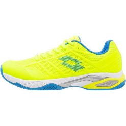Lotto VIPER ULTRA IV CLY Obuwie do tenisa Outdoor yellow/blue. Żółte buty sportowe męskie marki Lotto, z tworzywa sztucznego, bez zapięcia, outdoorowe. Za 379,00 zł.