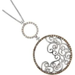 Naszyjniki damskie: Zjawiskowy Naszyjnik – , Brylant 0,36ct…