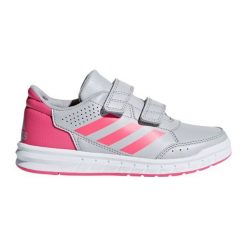 Adidas Tenisówki Dziewczęce Altasport Cf K - 35 Szare. Szare trampki dziewczęce Adidas, w paski, z syntetyku, z paskami. Za 159,00 zł.