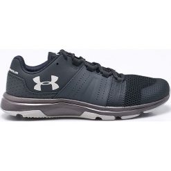 Under Armour - Buty Ua Rapid Tr. Czarne buty sportowe męskie marki Under Armour, ze skóry, na sznurówki. Za 299,90 zł.