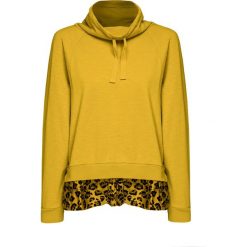 Bluza DEHA EASY. Żółte bluzy damskie Deha, bez wzorów, z tkaniny, bez rękawów, bez kaptura. W wyprzedaży za 300,00 zł.