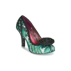 Czółenka Irregular Choice PRIZE WINNER. Zielone czółenka damskie Irregular Choice, bez wzorów, bez obcasa. Za 489,00 zł.