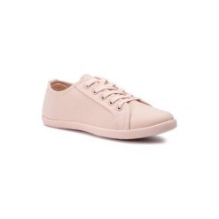NYLON RED WSSB852-14. Różowe trampki i tenisówki damskie Nylon Red, bez wzorów, ze skóry ekologicznej, bez zapięcia. Za 49,99 zł.