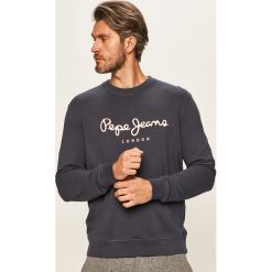 Pepe Jeans - Bluza George. Niebieskie bluzy męskie Pepe Jeans, s, z nadrukiem, z bawełny, z okrągłym kołnierzem, bez rękawów, bez kaptura. Za 259,90 zł.