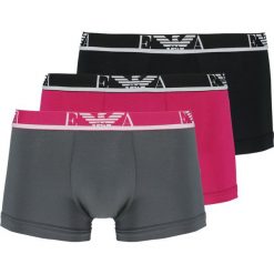 Slipy męskie: Emporio Armani TRUNK 3 PACK Panty nero/cherry/antrac