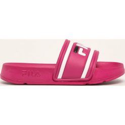 Fila - Klapki dziecięce Morro Bay Slipper JR. Niebieskie sandały dziewczęce Fila, z gumy, bez zapięcia. Za 79,90 zł.