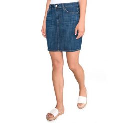 Guess Ashlyn Spódnica Niebieski. Niebieskie spódniczki damskie Guess, z aplikacjami, z elastanu. Za 285,95 zł.