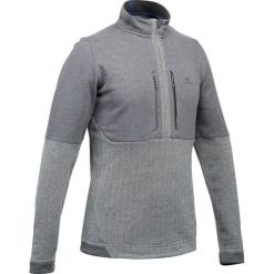 Sweter turystyczny | NH500 męski. Szare swetry męskie QUECHUA, s, bez wzorów, z bawełny, bez kołnierzyka, bez kaptura. Za 79,99 zł.