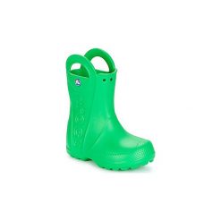 Kalosze Dziecko Crocs HANDLE IT RAIN BOOT KIDS. Zielone kalosze dziewczęce Crocs. Za 103,20 zł.