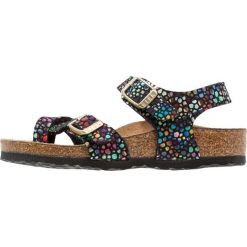 Birkenstock TAORMINA Sandały black. Czarne sandały chłopięce Birkenstock, z materiału. Za 189,00 zł.