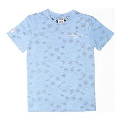 T-shirty chłopięce: Koszulka w kolorze błękitno-szarym