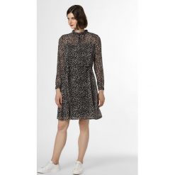 Marc Cain Sports - Sukienka damska, czarny. Czarne sukienki damskie Marc Cain Sports, bez wzorów, z materiału, ze stójką, bez rękawów. Za 999,95 zł.