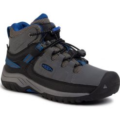 Trekkingi KEEN - Targhee Mid Wp 1020190 Steel Grey/Baleine Blue. Szare śniegowce chłopięce Keen, bez zapięcia. Za 329,00 zł.