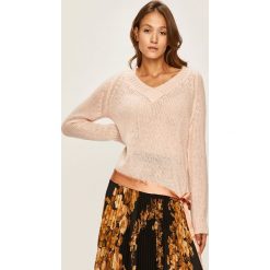 Twinset - Sweter. Różowe swetry damskie Twinset, s, bez wzorów, z wełny, bez rękawów, bez kaptura. W wyprzedaży za 299,90 zł.