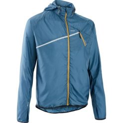 Kurtka - wiatrówka do biegania (trail) męska. Szare kurtki sportowe męskie EVADICT, xl, bez wzorów, z elastanu, bez kaptura, do biegania. Za 99,99 zł.