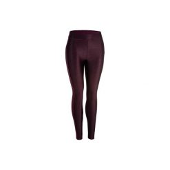 Legginsy fitness kardio damskie 120 bordowe. Różowe legginsy sportowe damskie DOMYOS, m, bez wzorów, z elastanu, na fitness i siłownię. Za 64,99 zł.