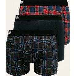Only & Sons - Bokserki (3-pack). Niebieskie bokserki męskie Only & Sons, bez wzorów, z elastanu. Za 89,90 zł.