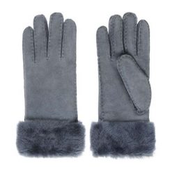 Emu Rękawiczki damskie Apollo Bay Dark Grey. Szare rękawiczki damskie EMU, bez wzorów. Za 304,00 zł.