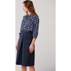 Spódnica Dora Astrale 32 szary. Szare spódniczki damskie Marie Zélie, s, w paski, z elastanu, trapezowe. Za 347,00 zł.