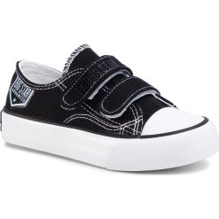 Trampki BIG STAR - FF374062 Black. Czarne trampki chłopięce BIG STAR, bez wzorów, z gumy, retro, na rzepy. Za 119,00 zł.