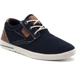 Sneakersy S.OLIVER - 5-13605-22 Navy 805. Niebieskie sneakersy męskie S.Oliver, bez zapięcia. W wyprzedaży za 169,00 zł.