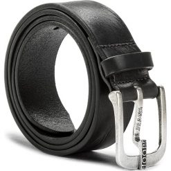 Pasek Męski JOOP! - JEANS 7622 100 Black A01. Czarne paski męskie JOOP!, w paski, z jeansu. W wyprzedaży za 249,00 zł.