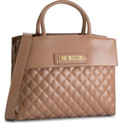 Torebka LOVE MOSCHINO - JC4008PP18LA0 Cammello. Brązowe torebki klasyczne damskie Love Moschino, bez wzorów, ze skóry ekologicznej, klasyczne, bez dodatków. Za 1039,00 zł.